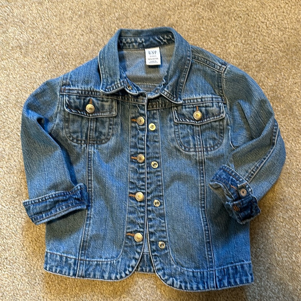 Toddler Gap denim jacket.